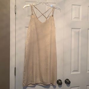 Champagne fully lined sundress- stunning